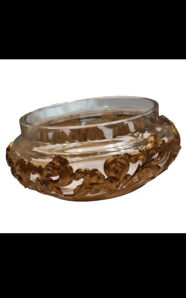 Baccarat Crystal Art Nouveau Candy Box-photo-2