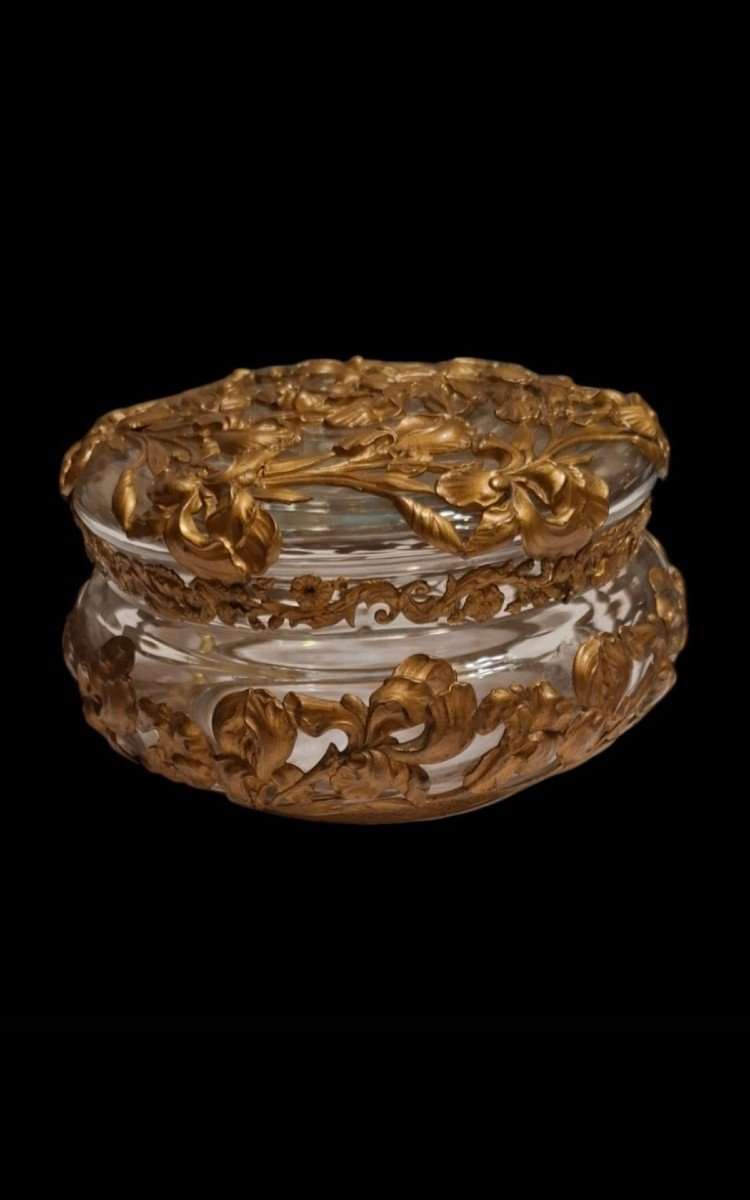 Baccarat Crystal Art Nouveau Candy Box-photo-6