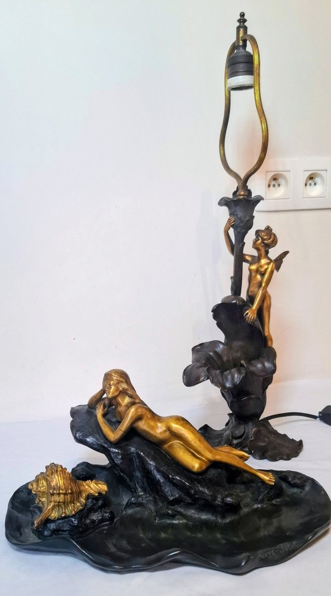 Art Nouveau Trinket Tray And Inkwell-photo-2