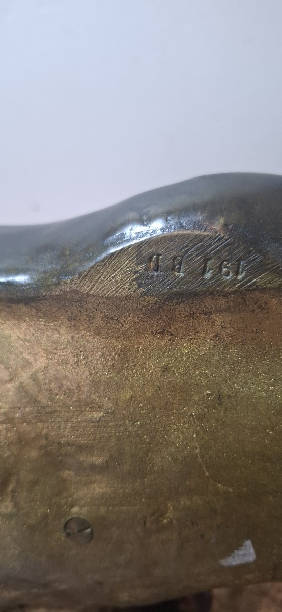 Art Nouveau Trinket Tray And Inkwell-photo-3