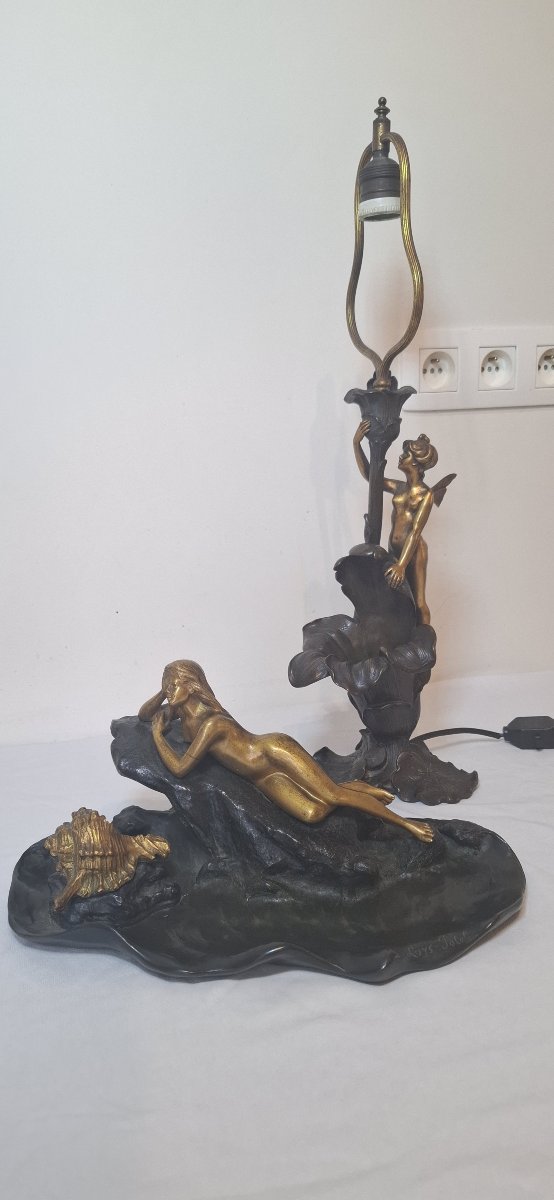 Art Nouveau Trinket Tray And Inkwell-photo-6