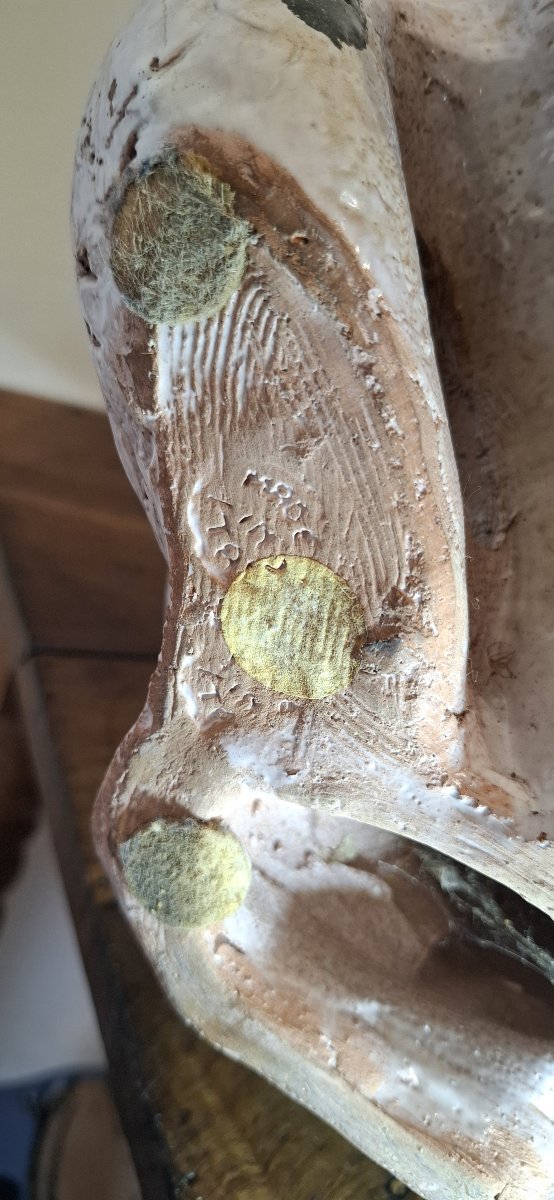 Chien en terre cuite , Italie année 70-photo-2