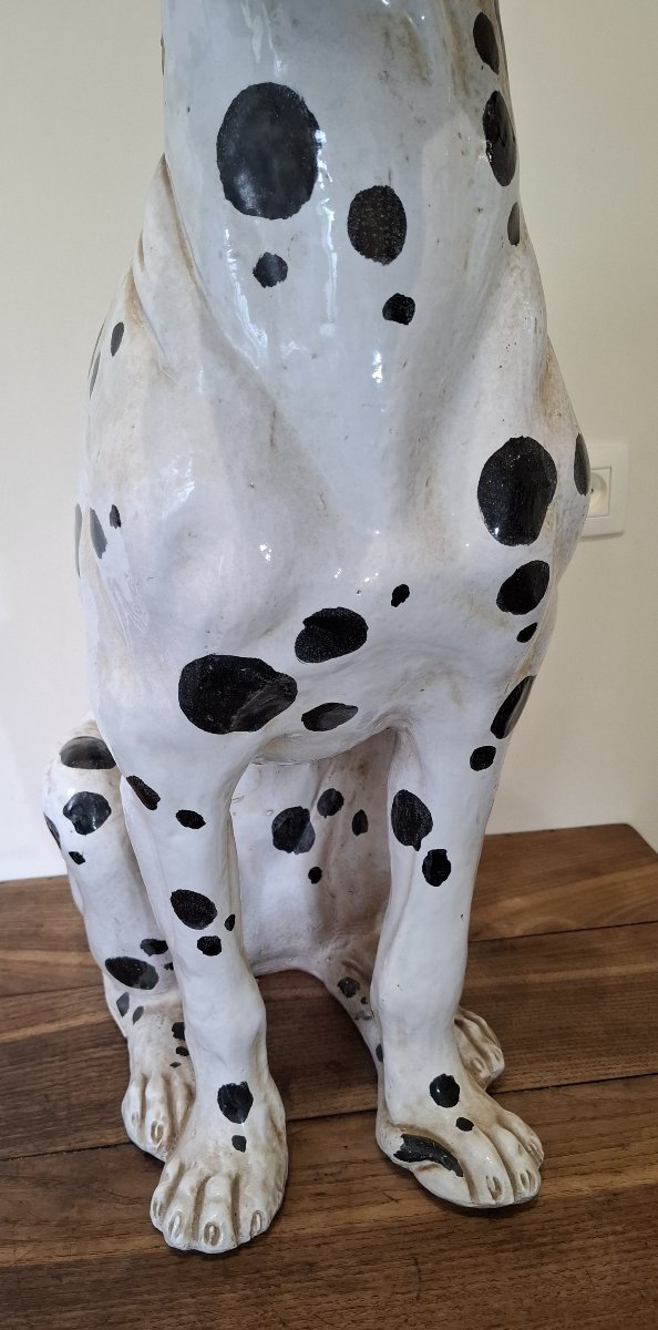 Chien en terre cuite , Italie année 70-photo-4