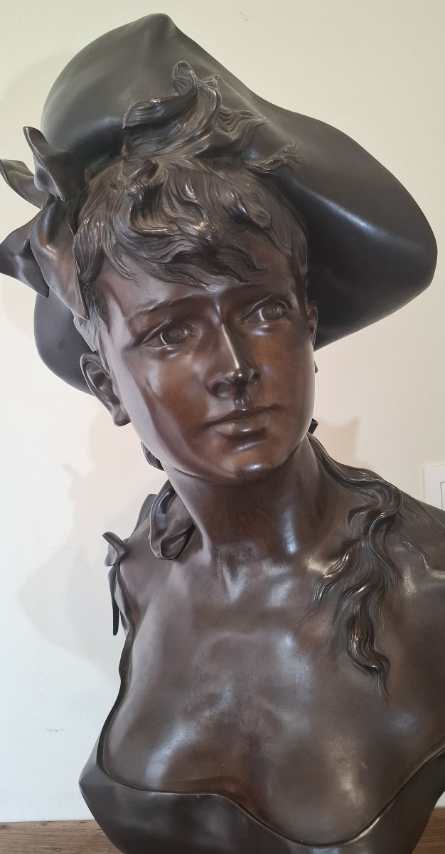 Alphonse Henri Nelson ,  buste en bronze -photo-2