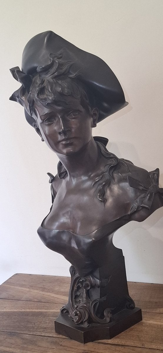 Alphonse Henri Nelson ,  buste en bronze -photo-1
