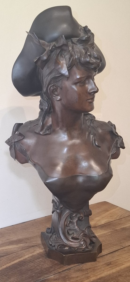 Alphonse Henri Nelson ,  buste en bronze -photo-2