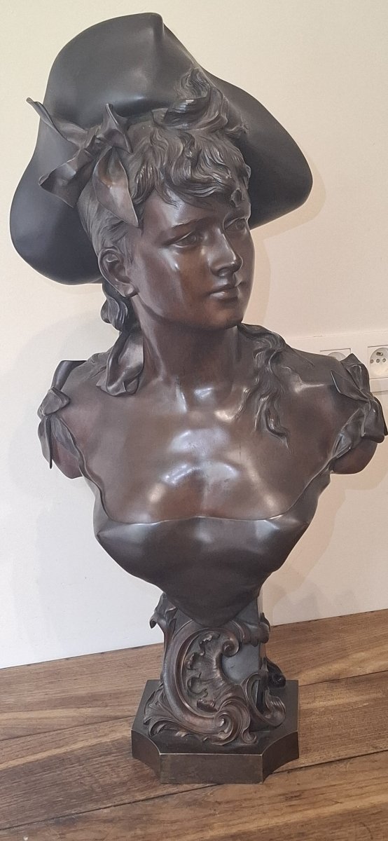 Alphonse Henri Nelson ,  buste en bronze -photo-3
