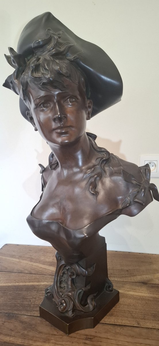 Alphonse Henri Nelson ,  buste en bronze -photo-7