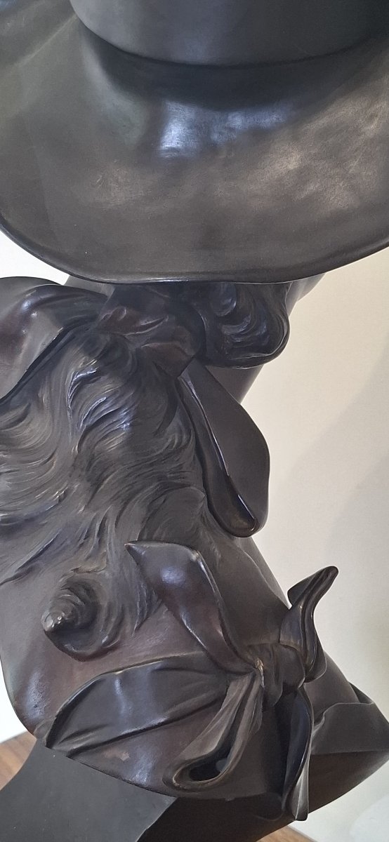 Alphonse Henri Nelson ,  buste en bronze -photo-8
