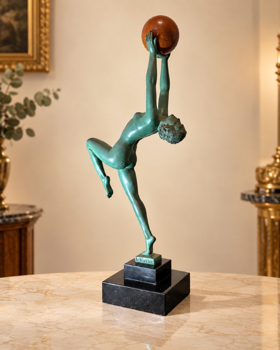Max Le Verrier – Art Deco Sculpture “-photo-2