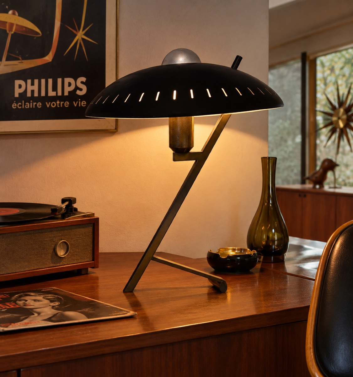 "z" Decora Lamp – Louis Kalff For Philips, 1950s-photo-4