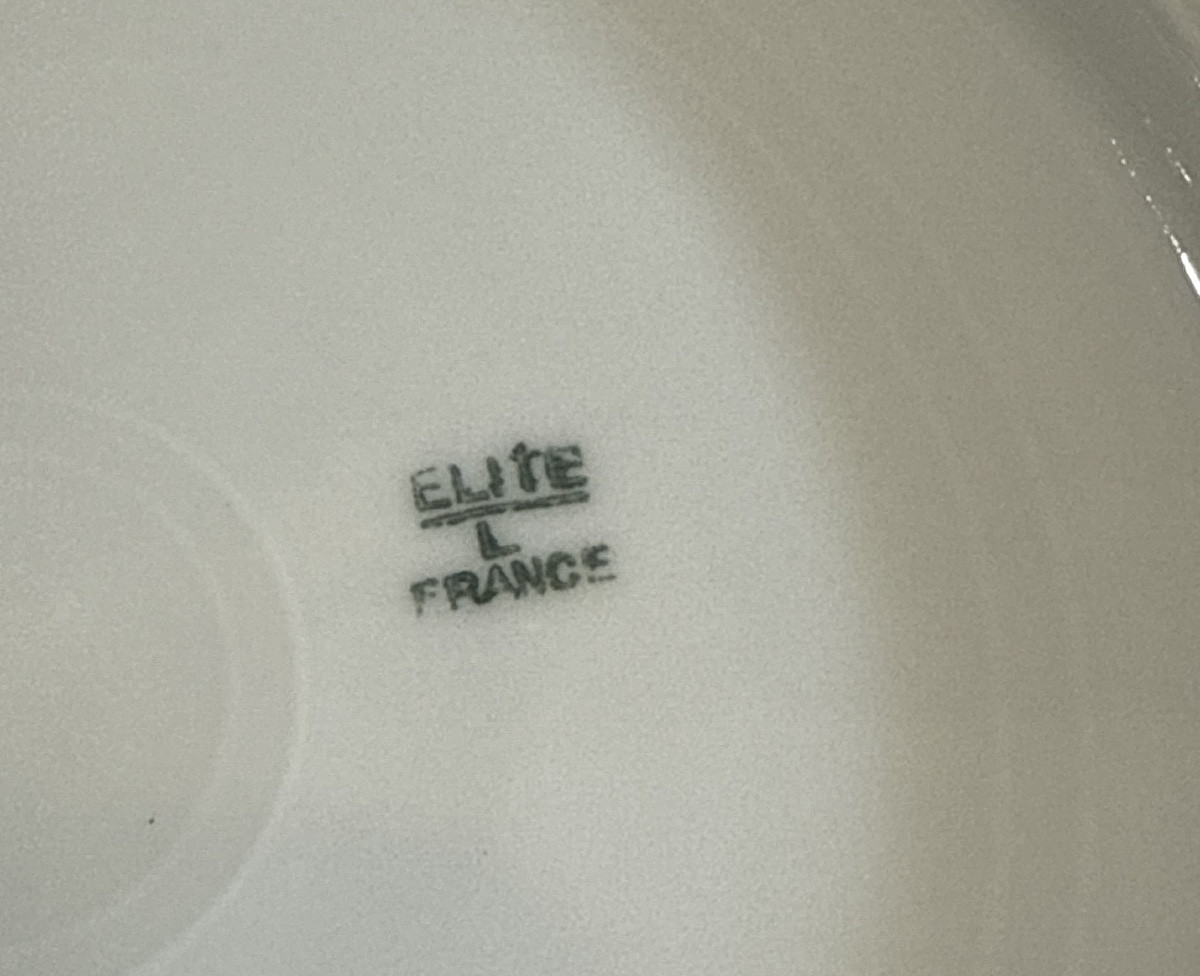 Iris Blue Dinner Service From Elite Limoges-photo-3