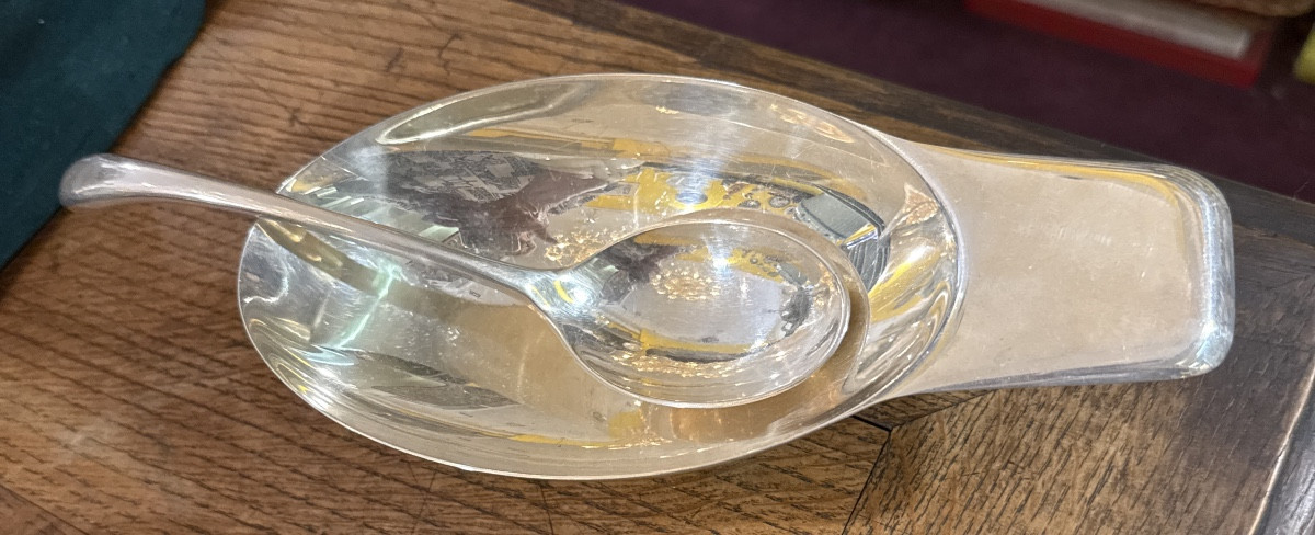 Christofle Silver-plated Swan Sauceboat 
