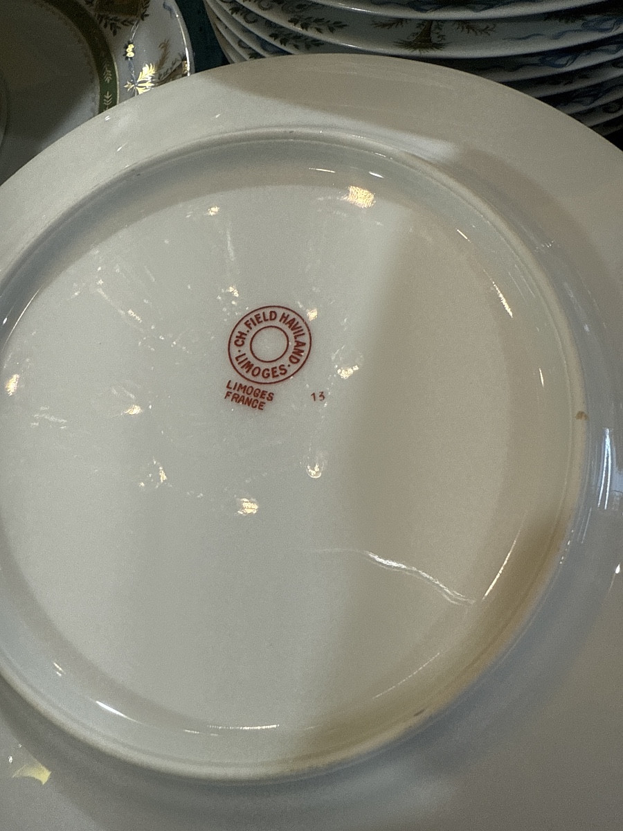 Service de table  Charles Haviland limoges 45 pieces-photo-2