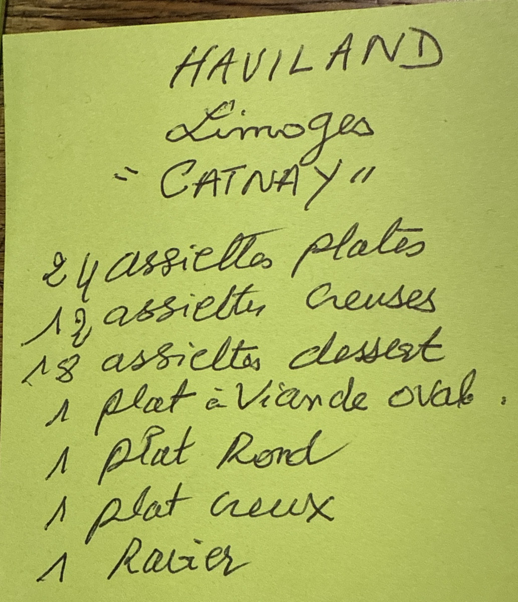 Service de table Haviland  58 pièces Cathay-photo-2