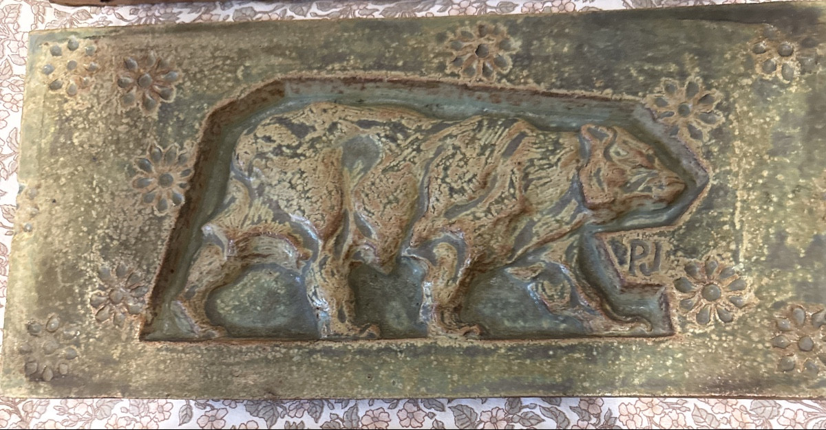 Paul Jouve - Bigot Animal Frieze Monumental Door At The 1900 Exhibition-photo-3