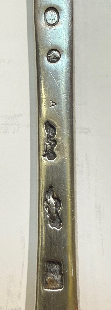 Cuillère à ragoût poinçon 2 coq 1809/1819-photo-2