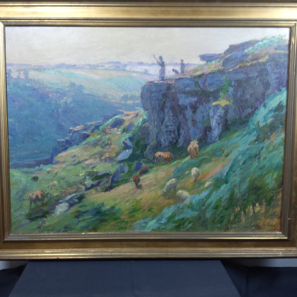 huile sur toile  De Georges Redon(1869-1943)