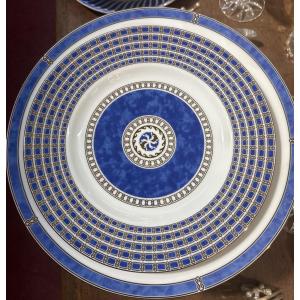 Partie de service de table Christofle Océane bleu