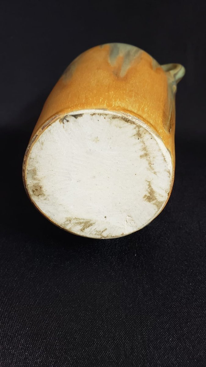 Glazed Stoneware Vase Attributed To Gilbert Méténier (1876–1940), Model E23, Gannat, 1920–1930-photo-4