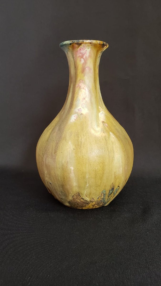 Vase en grès émaillé de Léon Lempereur (1891–1964)  Sars-Poteries, vers 1950–1960-photo-2