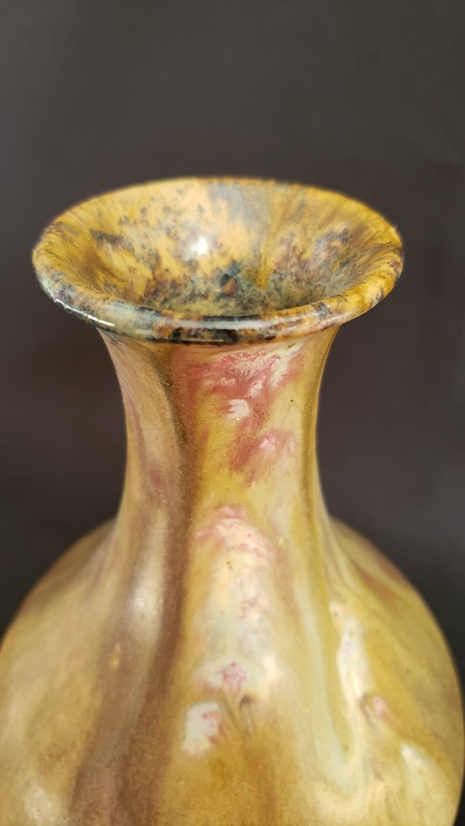 Vase en grès émaillé de Léon Lempereur (1891–1964)  Sars-Poteries, vers 1950–1960-photo-3