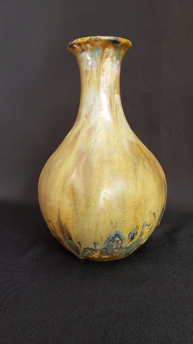Vase en grès émaillé de Léon Lempereur (1891–1964)  Sars-Poteries, vers 1950–1960-photo-4