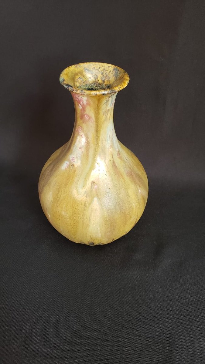 Vase en grès émaillé de Léon Lempereur (1891–1964)  Sars-Poteries, vers 1950–1960-photo-2