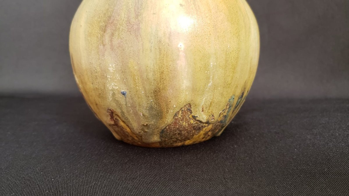 Vase en grès émaillé de Léon Lempereur (1891–1964)  Sars-Poteries, vers 1950–1960-photo-3