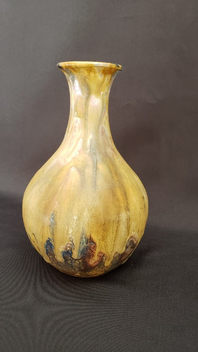 Vase en grès émaillé de Léon Lempereur (1891–1964)  Sars-Poteries, vers 1950–1960-photo-6