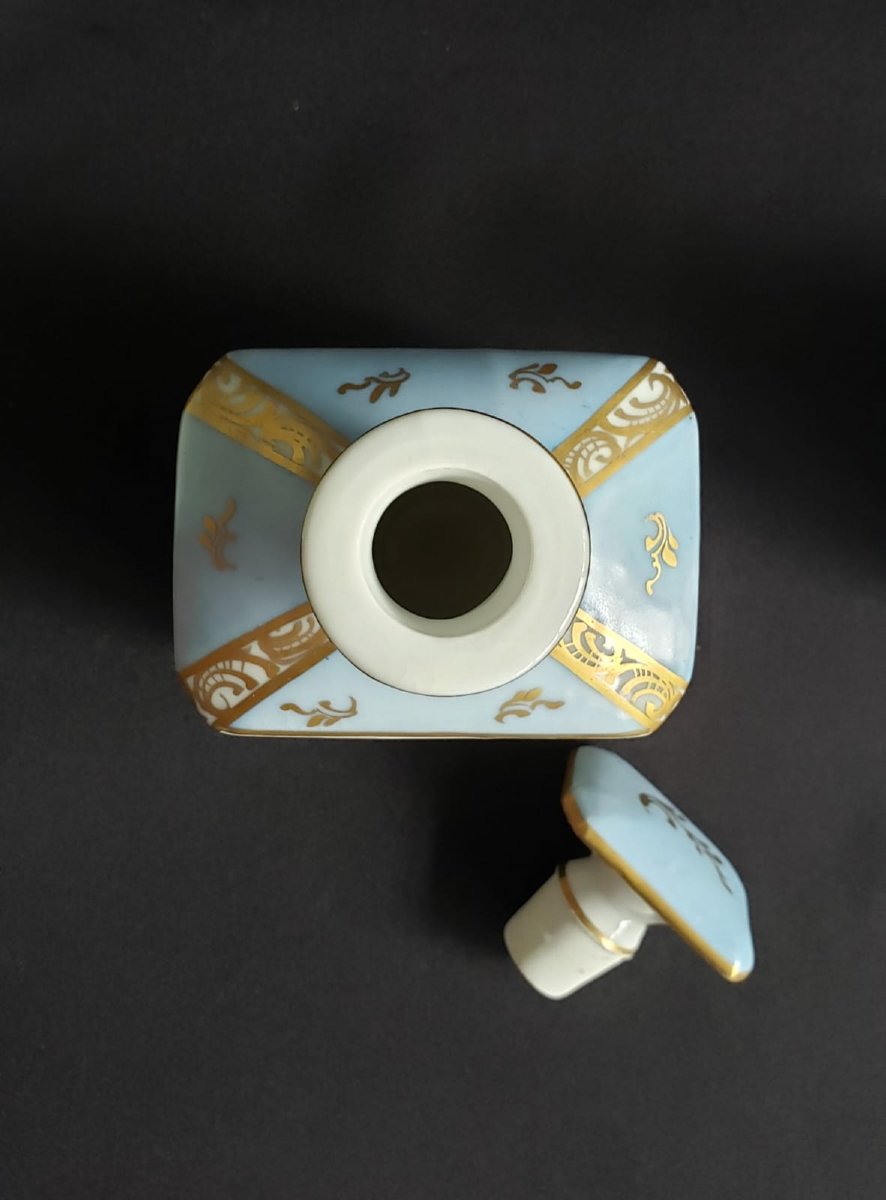 Garniture de toilette en porcelaine de Limoges  – Vers 1940/1950-photo-3