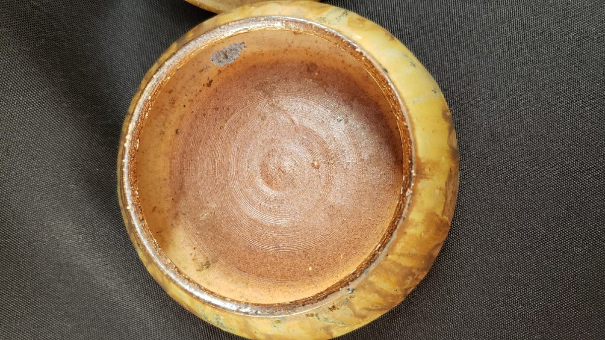 Glazed Stoneware Candy Dish With A Flamed Finish  - Charles Greber - Beauvais  1910–1925-photo-2