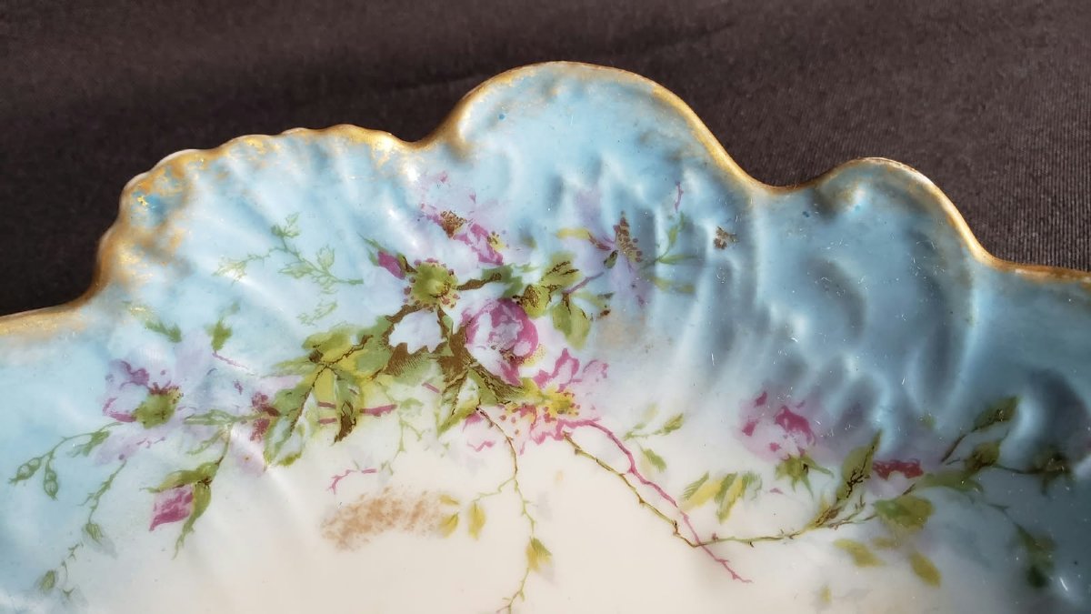Important serviteur muet en porcelaine de Limoges – Léon Sazerat – Fin XIXe siècle-photo-4