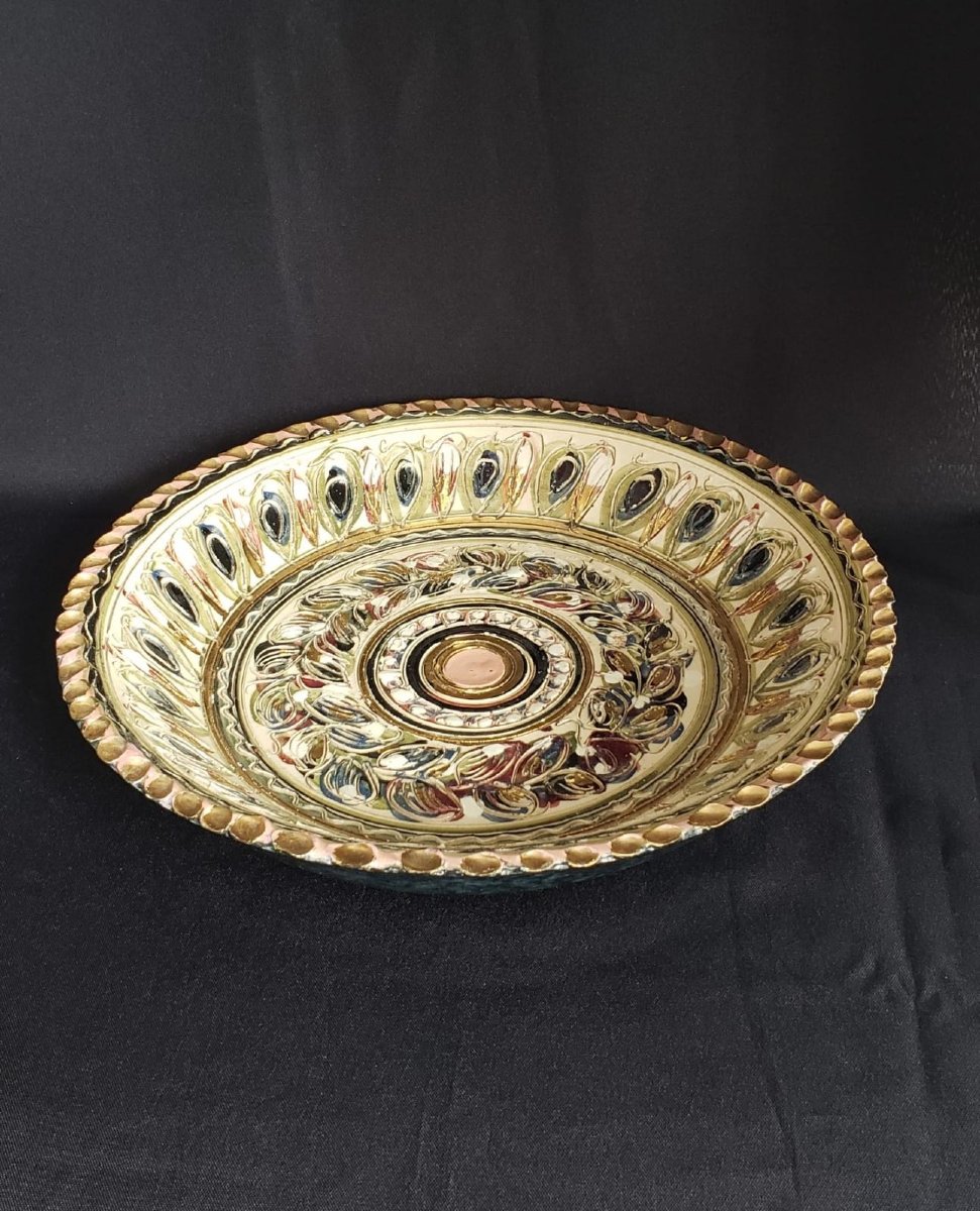  Plat en c&eacute;ramique de la Ma&icirc;trise De Nimy par Georges Destrebecq, circa 1945 -photo-2