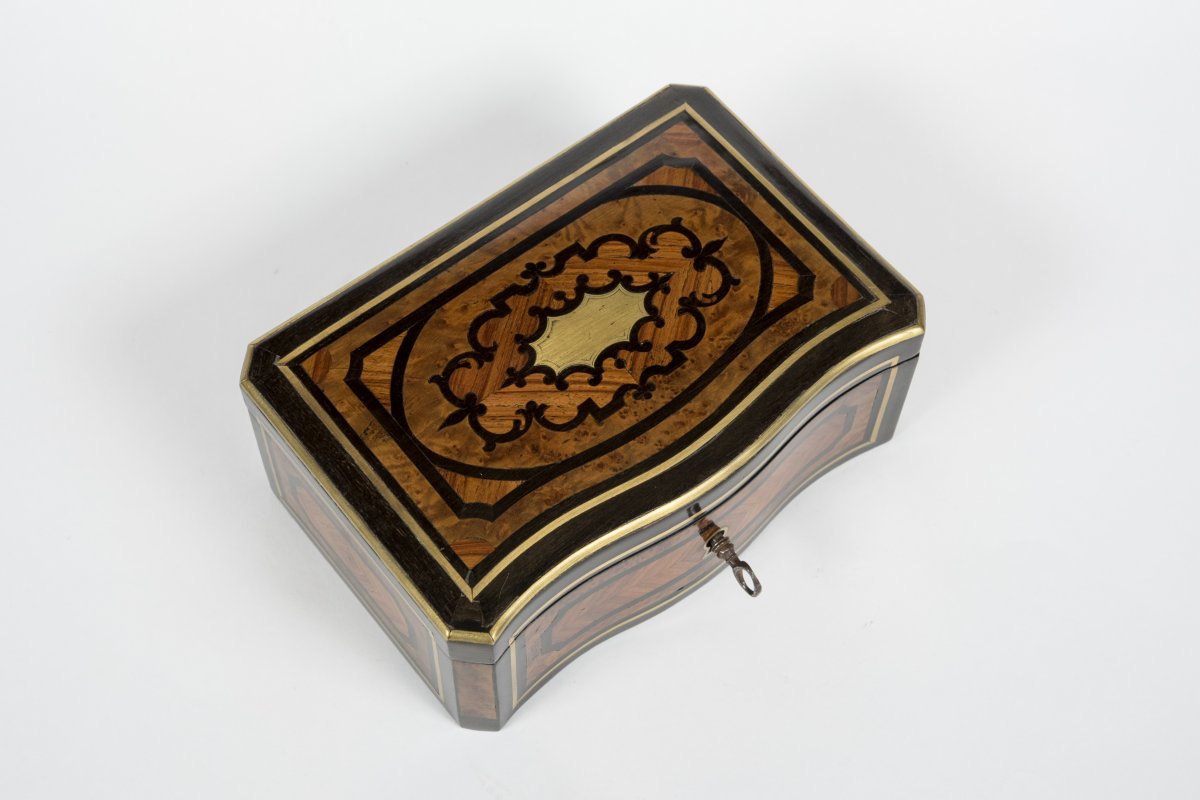 0011/0959 Napoleon III Period Jewelry Box-photo-4