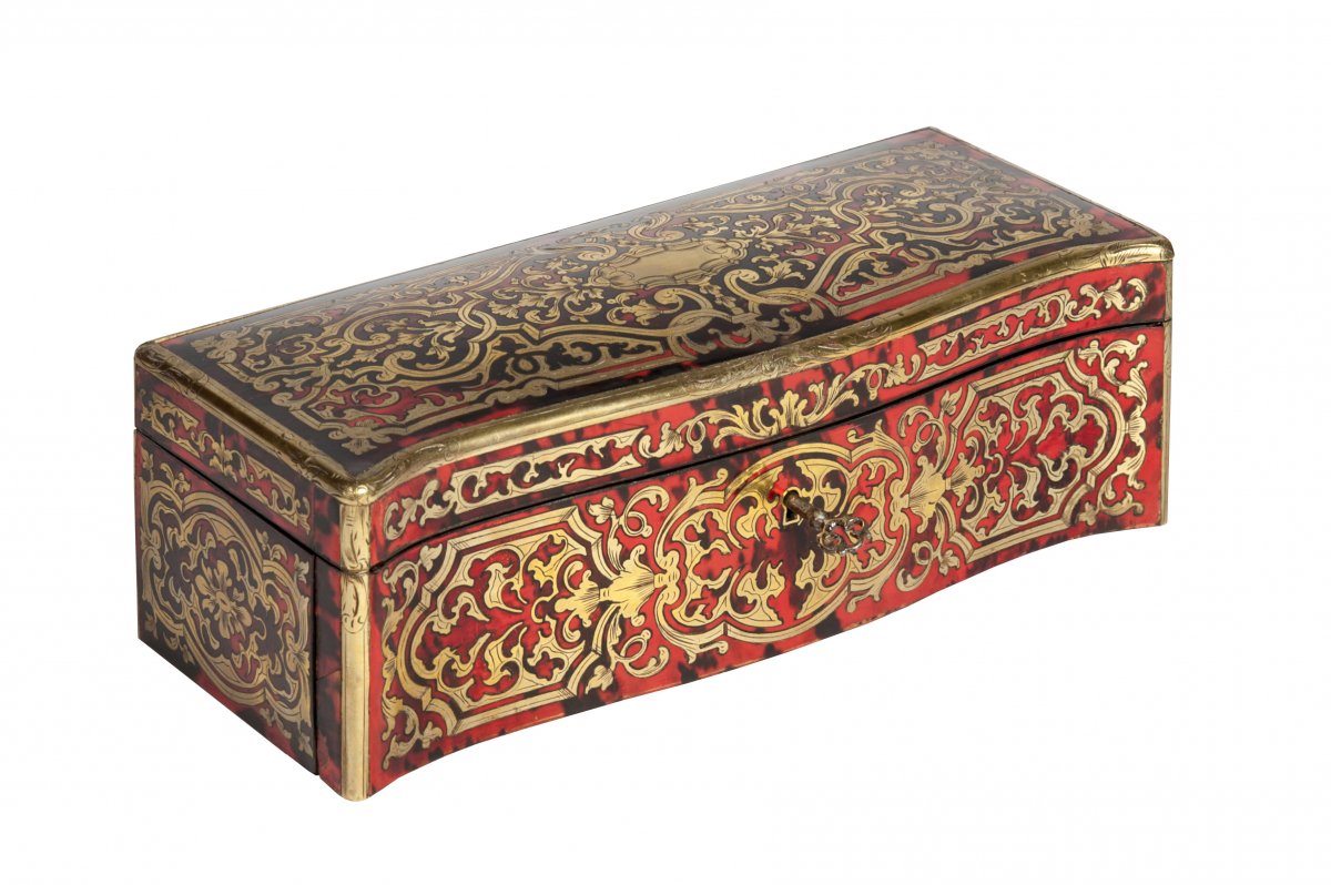 0018/0978 Glove Box In Boulle Marquetry