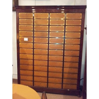  0050/ Cartonnier en acajou dit meuble de notaire-photo-2