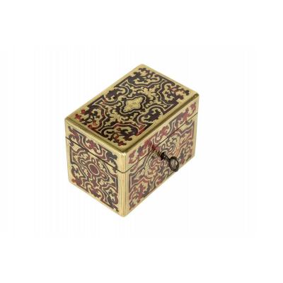 0007 / 0997c Moneybox Boulle Marquetry On All Its Faces