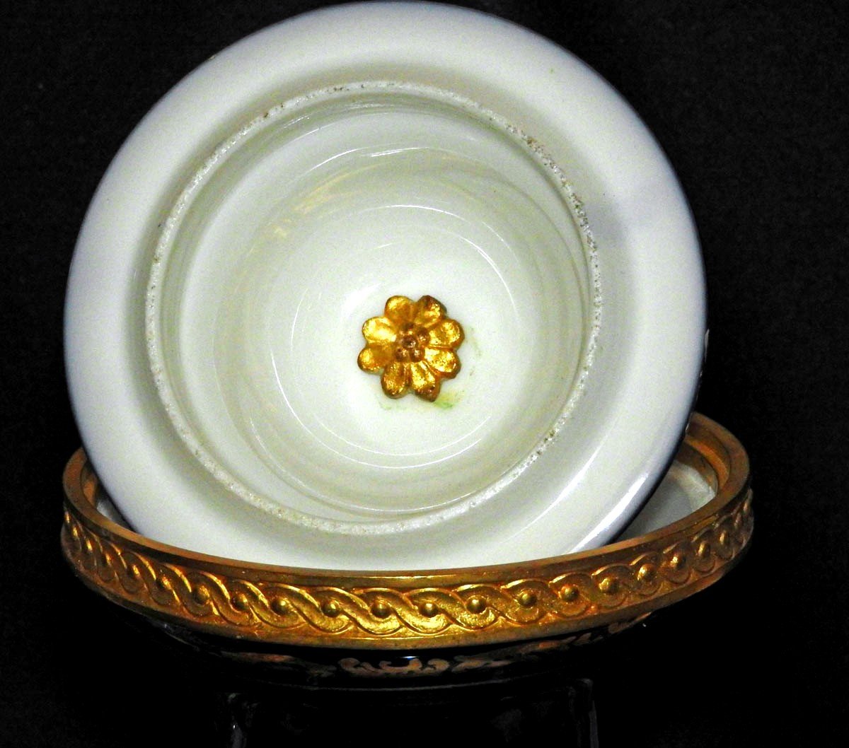 Covered Vase In Porcelain Mounted In Gilt Bronze 19th-photo-5