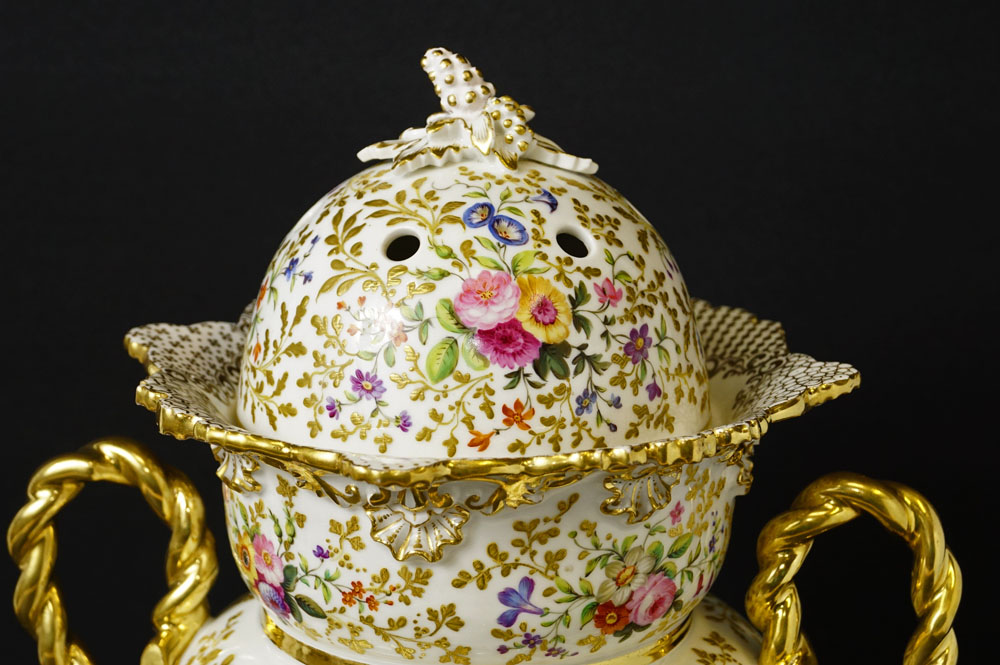 Pot-pourri En Porcelaine De Paris Jacob Petit Et Rihouet-photo-2