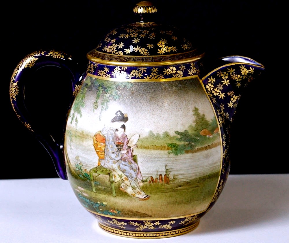 6 And Under Mugs Mugs Satsuma Tea Signed Kinkozan