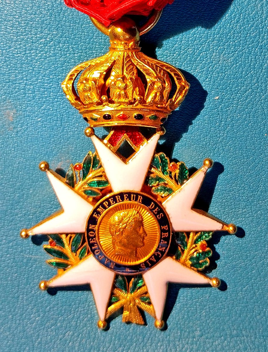 médaille d'officier de la légion d'honneur 2nd Empire -photo-3