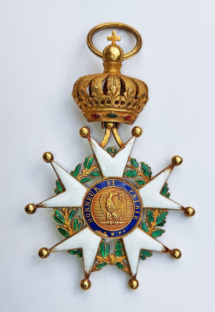 Officer's Star Of The Legion Of Honor 1st Empire 4th Type-photo-2