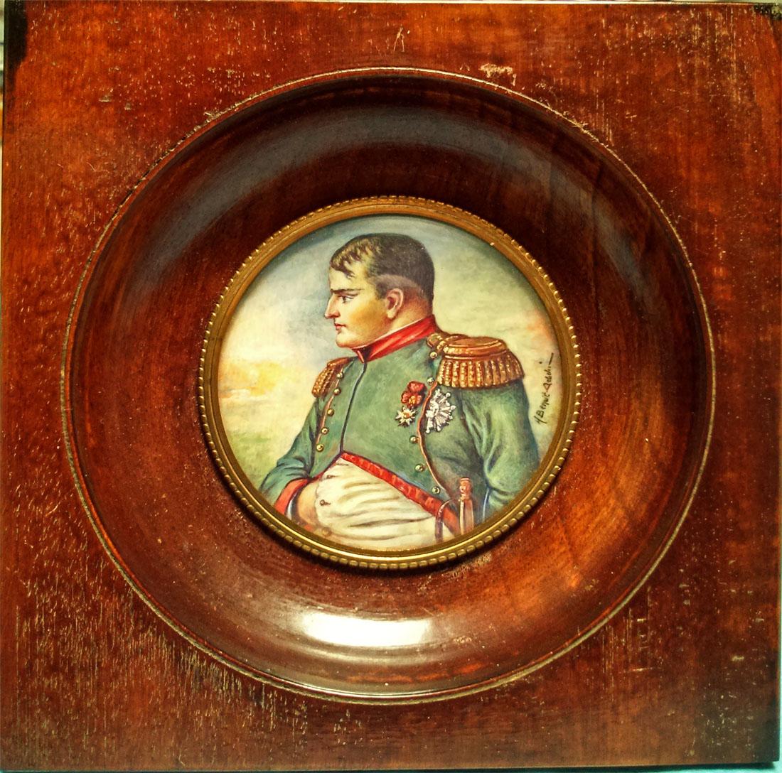 Miniature Portrait Of Napoleon 1st Early 20th