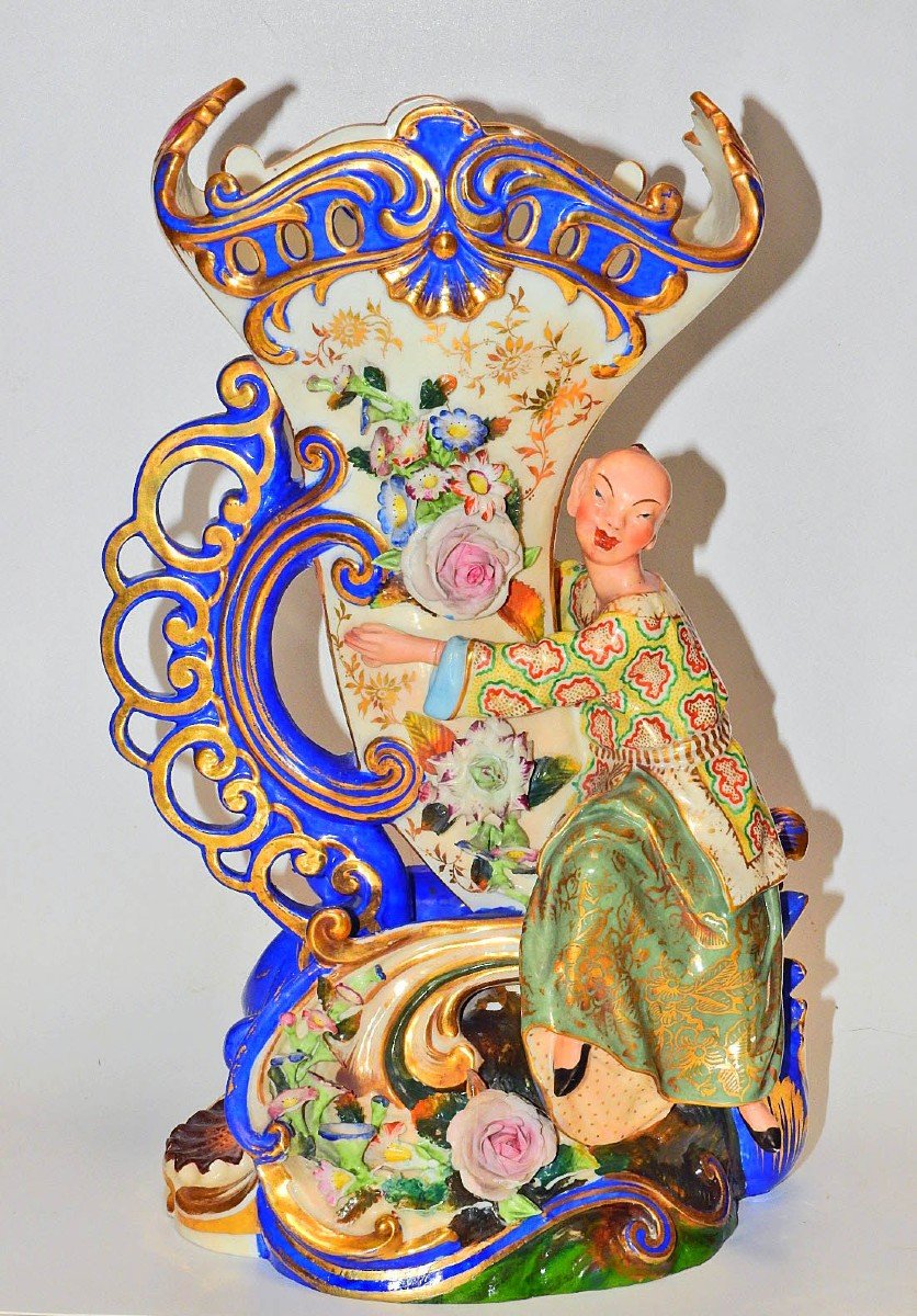 Chinese Porcelain Vase Signed Jacob Petit