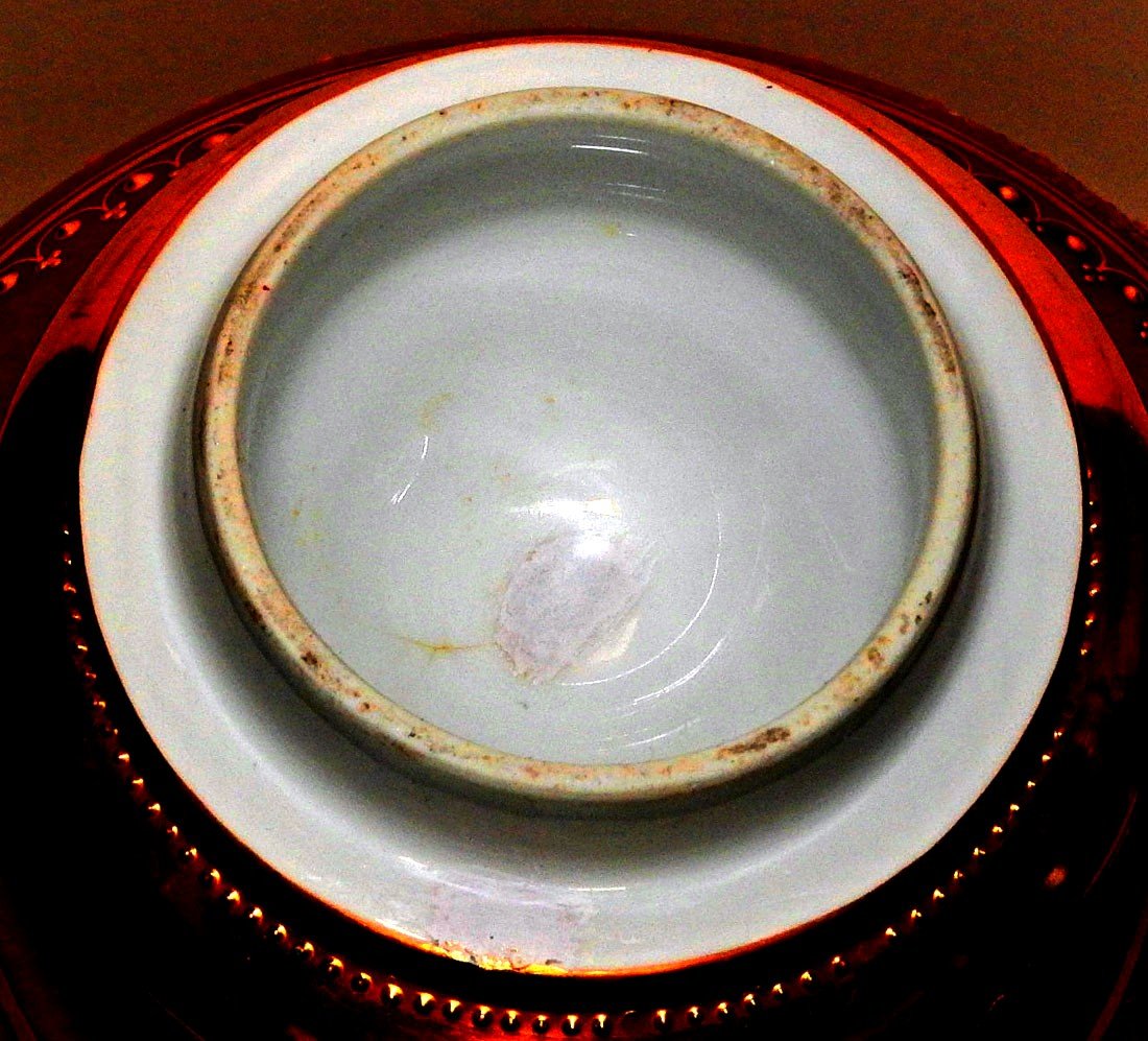 Vienna Porcelain Covered Vase 19-20 Th-photo-3