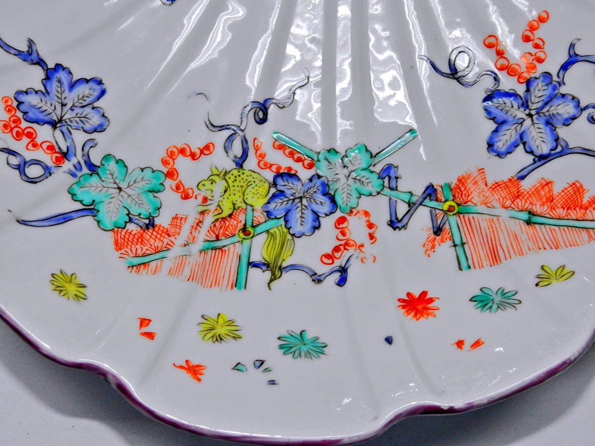 Paire De Compotiers En Porcelaine Décor Kakiemon 19 ème-photo-2