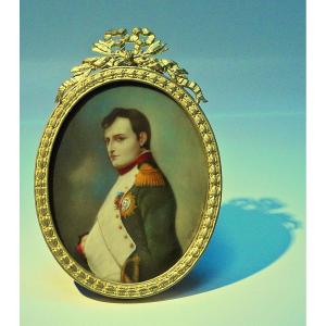 Miniature Portrait Of Napoleon I After Paul Delaroche