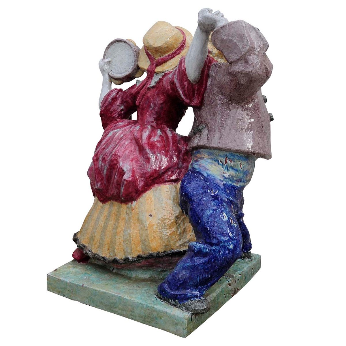 Sculpture En Porcelaine De Nymphenburg : Couple Dansant Par Josef Wackerle -photo-4