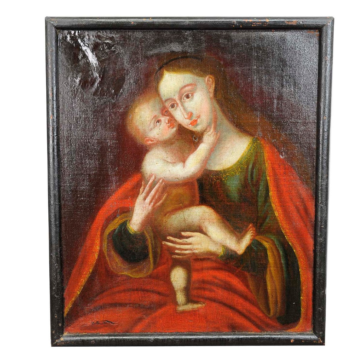 Oil Painting Miraculous Image Of Insbruck Maria With Child After Cranach